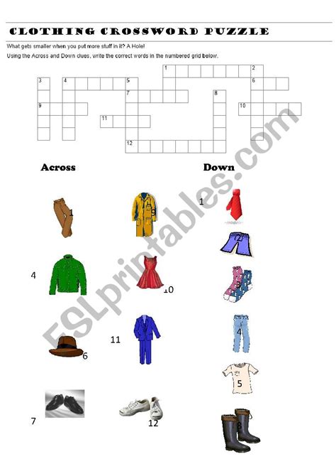 clothing crossword clue 7 letters|clothing crossword clue 4 letters.